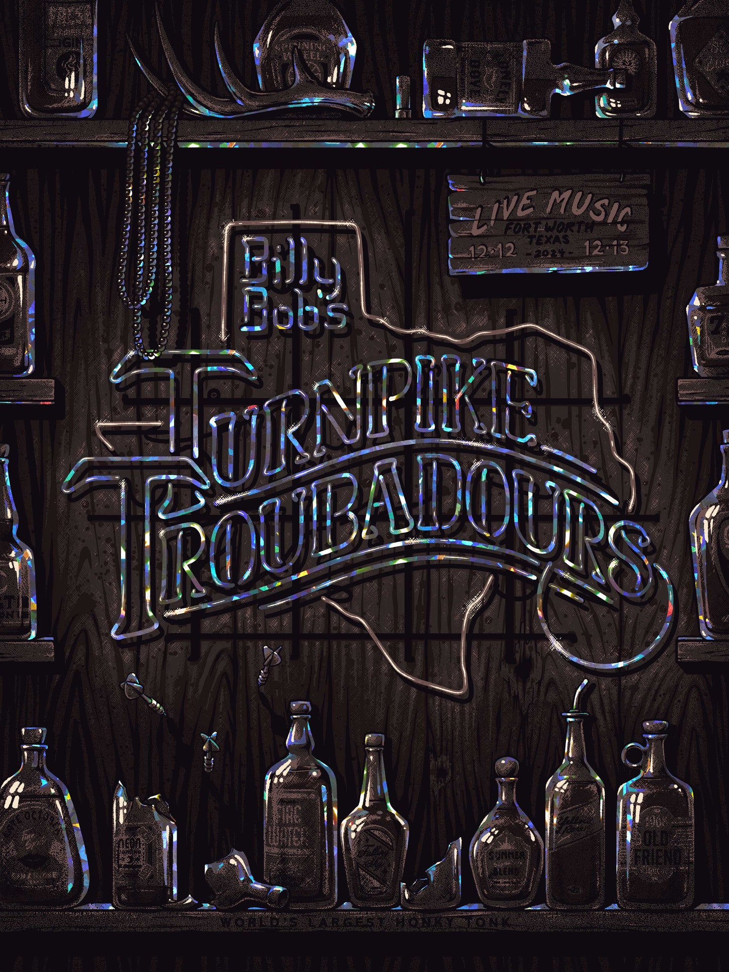 D43 | TURNPIKE TROUBADOURS | FT. WORTH TX | CRACKED ICE | 3DIAMOND