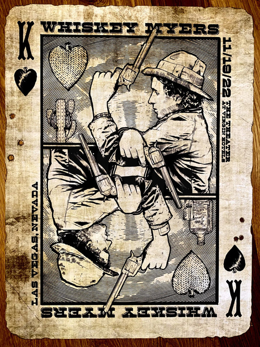 B17 | Whiskey Myers Las Vegas 5Diamond Card Double Sided