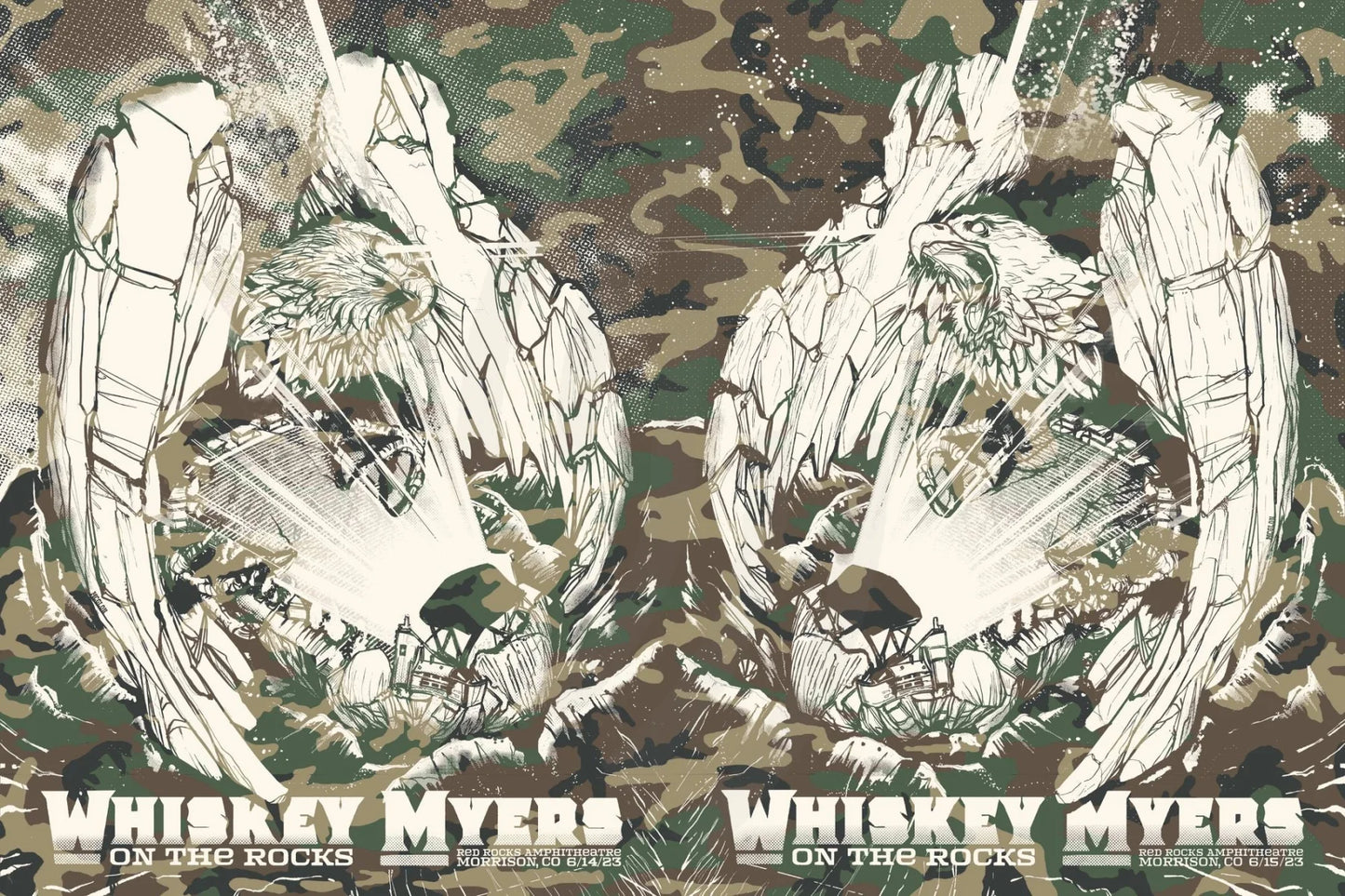 C17 | C18 Whiskey Myers Red Rocks 5Diamond Uncut Recon