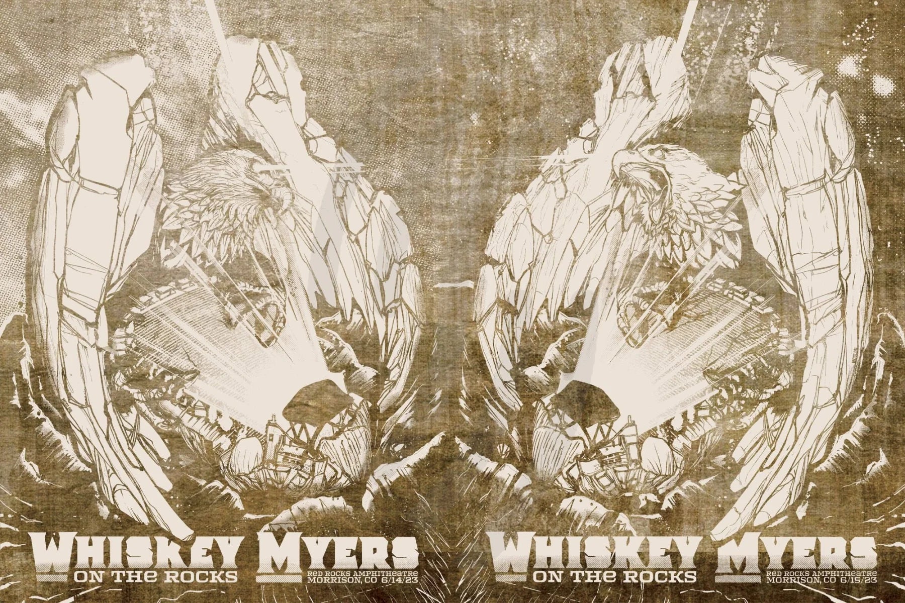 C17 | C18 Whiskey Myers Red Rocks 5Diamond Uncut Tradition