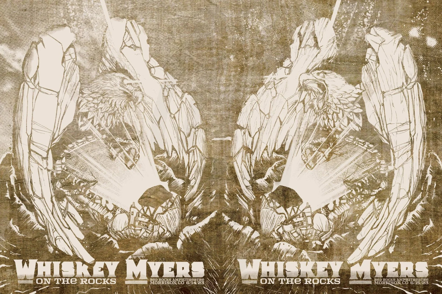 C17 | C18 Whiskey Myers Red Rocks 5Diamond Uncut Tradition