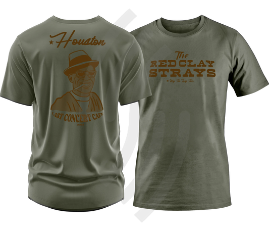 C24 | Red Clay Strays Way Too Long Tour Houston T-Shirt