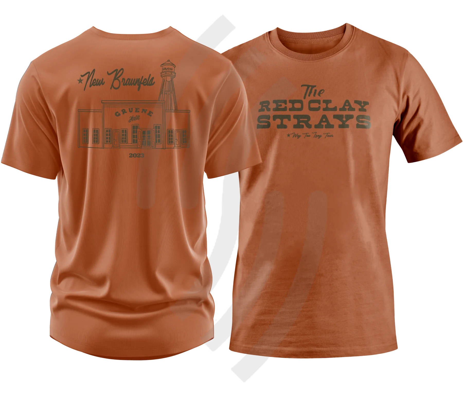 C24 | Red Clay Strays Way Too Long Tour New Braunfels T-Shirt