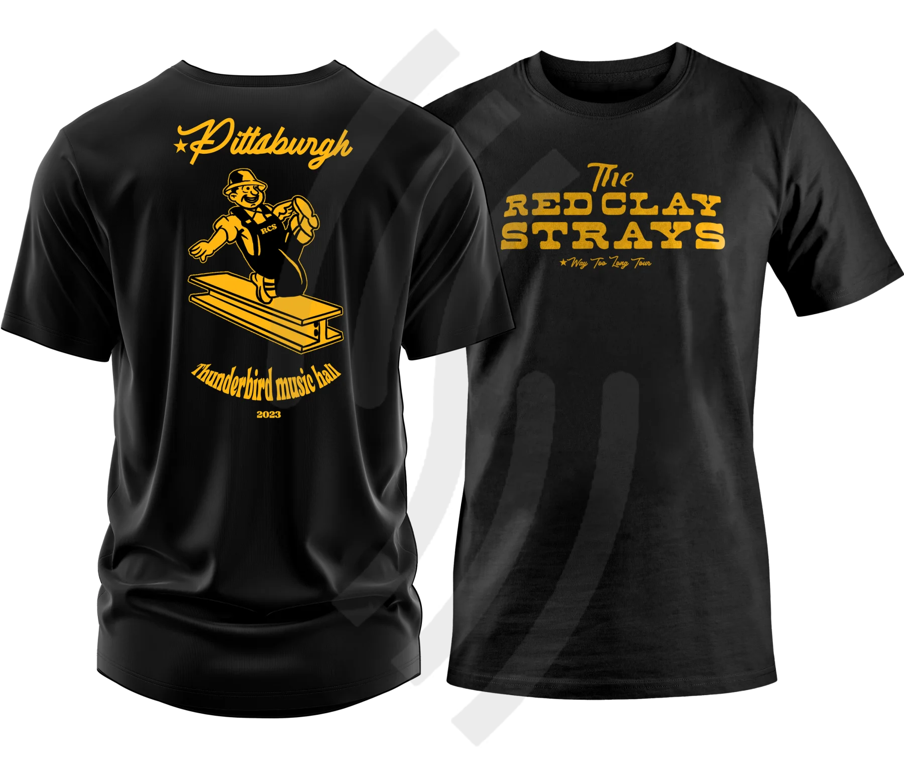 C24 | Red Clay Strays Way Too Long Tour Pittsburgh T-Shirt