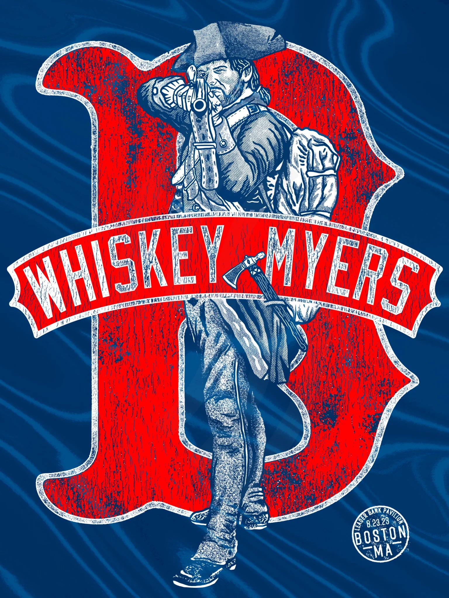 C25 | Whiskey Myers Boston 2Diamond Blue Lava