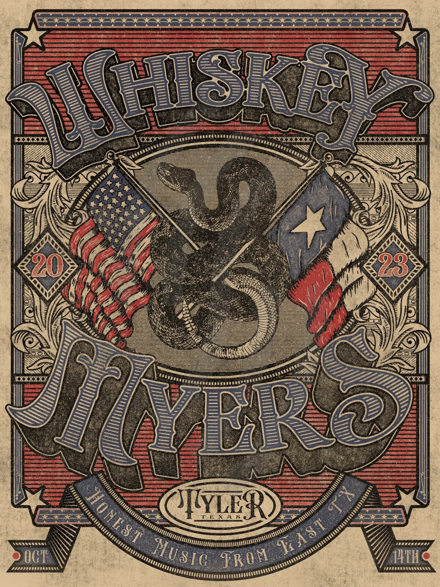 C34 | Whiskey Myers Tyler Tx Show Print Only