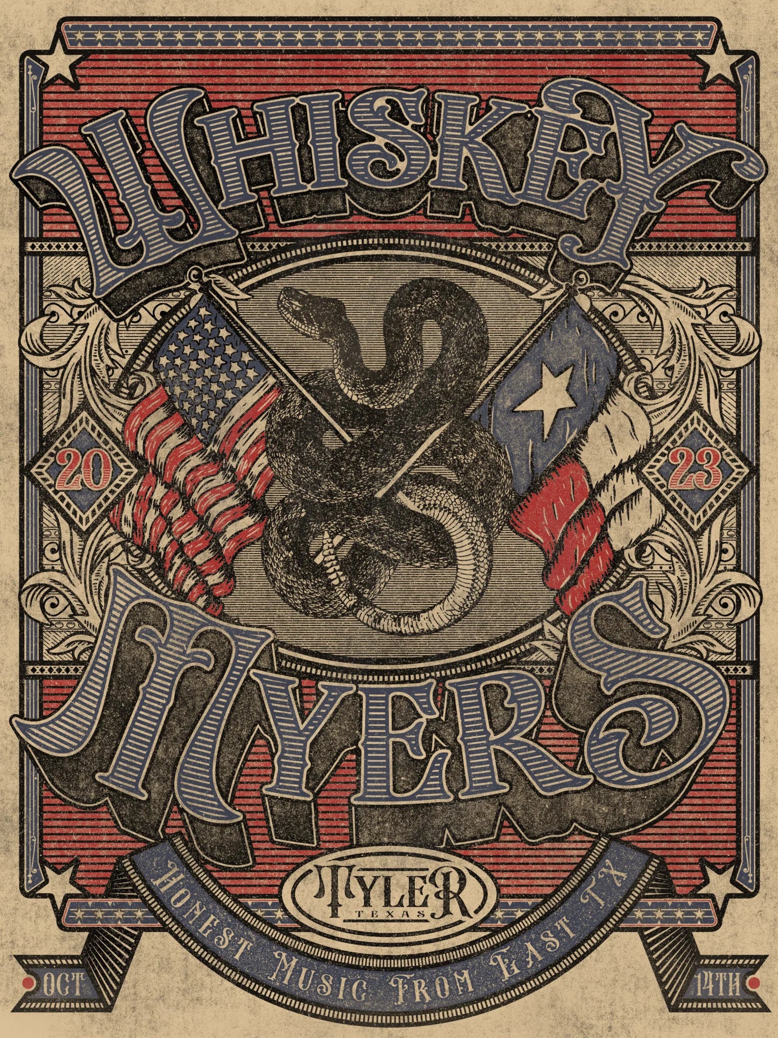 C34 | Whiskey Myers Tyler Tx Show Print Only