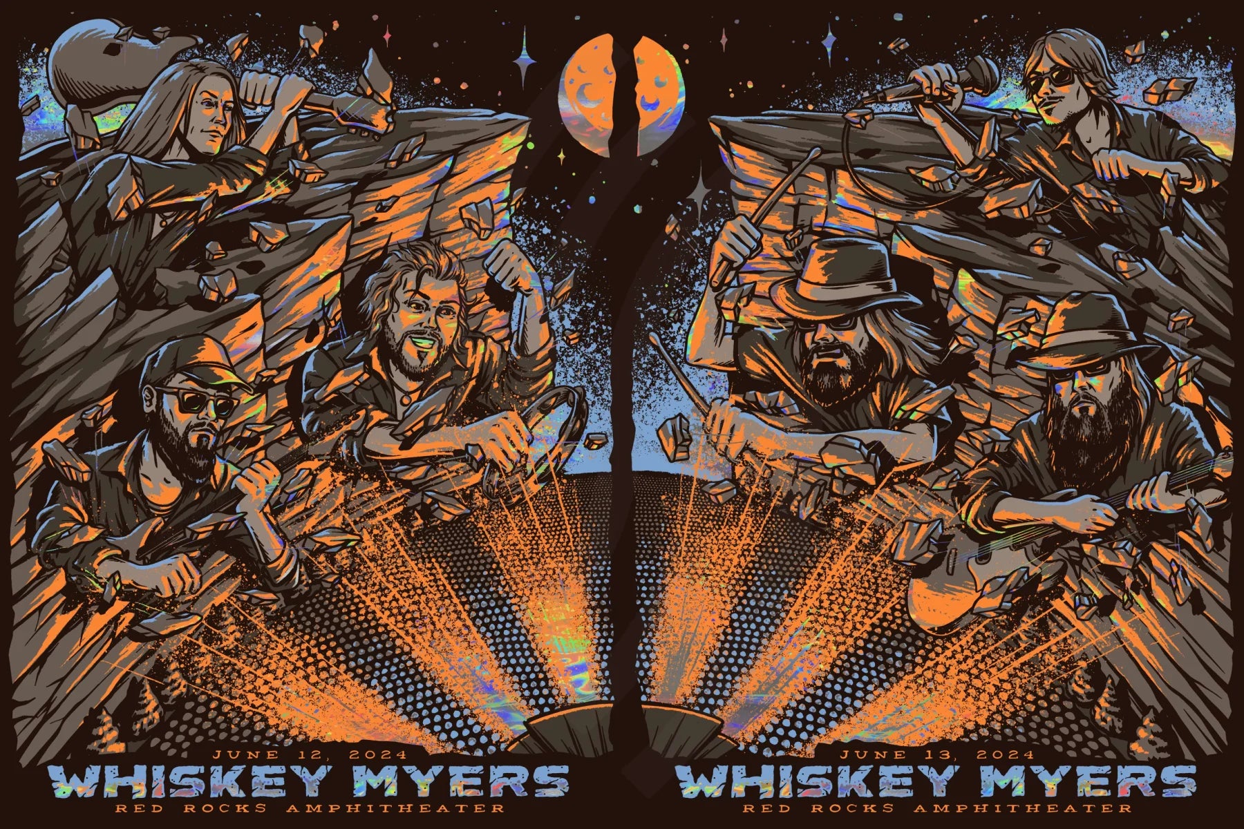 D26 | D27 Whiskey Myers Red Rocks 2024 Uncut 1Diamond