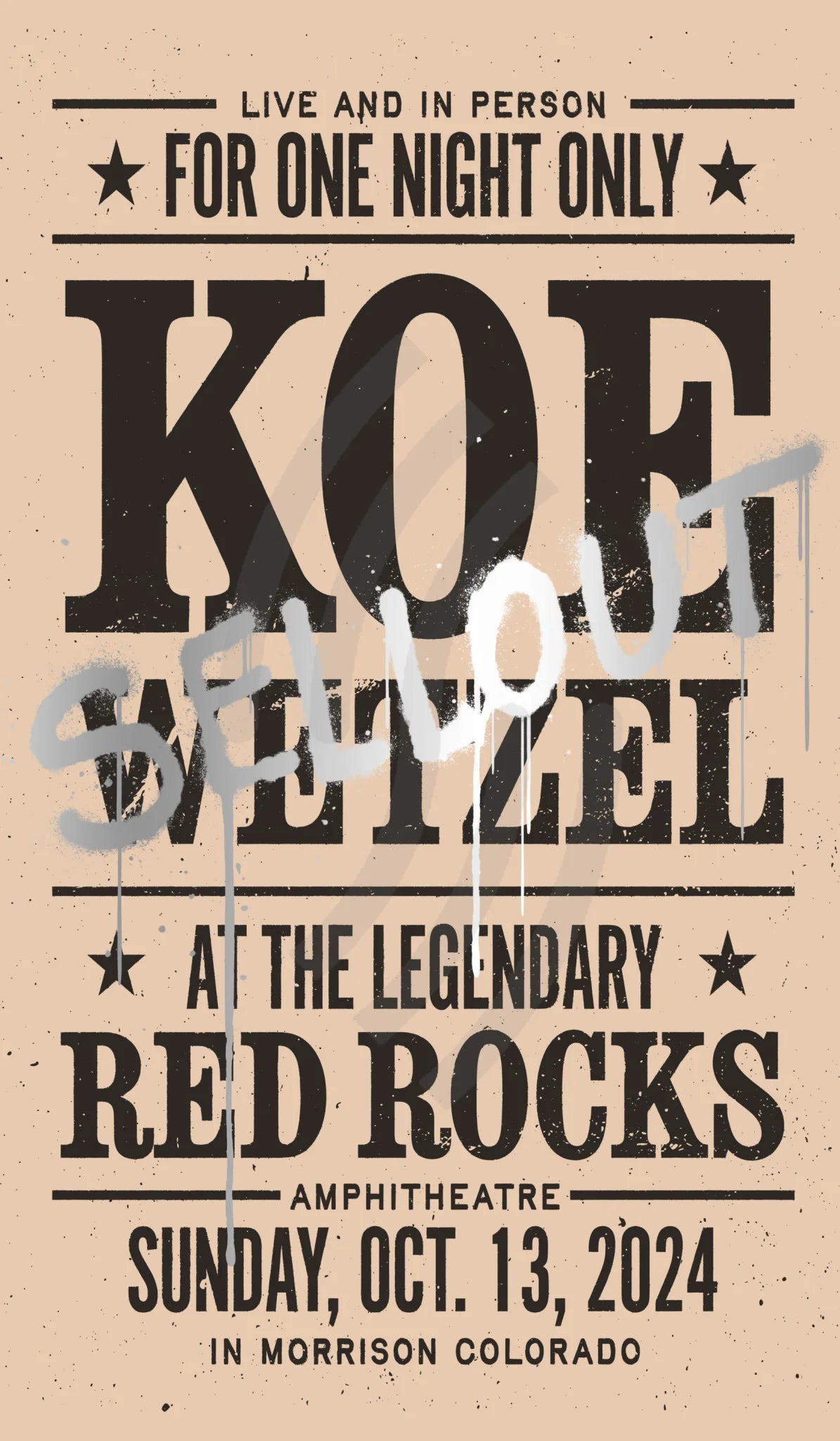 D38 | Koe Wetzel Red Rocks Platinum 1Diamond