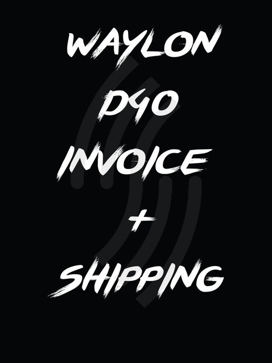 D40 | Waylon Jennings Never Say Die Invoice