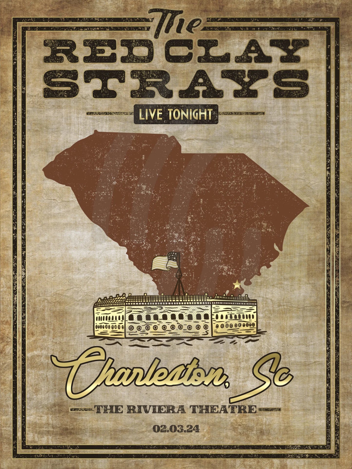 D5 | Red Clay Strays Charleston Sc Show